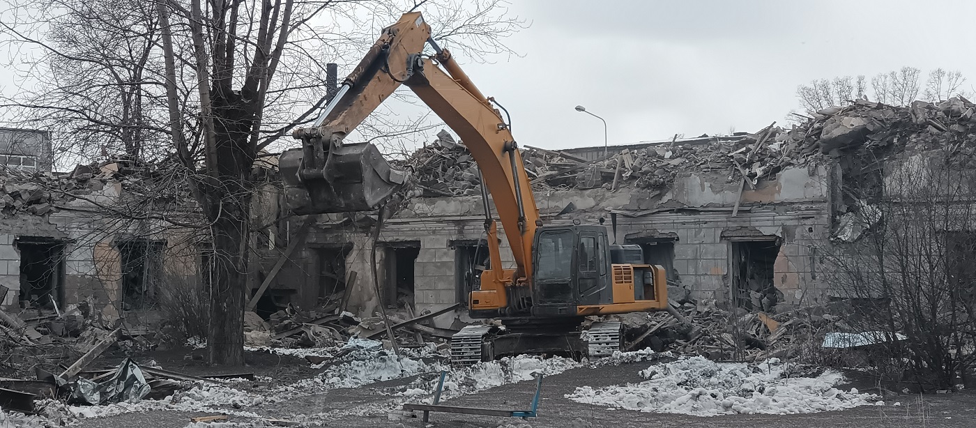 Демонтажные работы, услуги спецтехники в Гурьевске