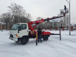Автовышка Hyundai 20 метров взять в аренду, заказать, цены, услуги - Новокузнецк