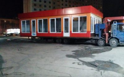 Перевозка гаражей, киосков и бытовок - Новокузнецк, цены, предложения специалистов