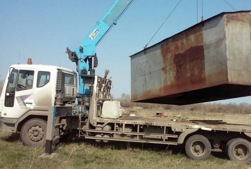 Перевозим металлические гаражи, бытовки, вагончики стоимость услуг и где заказать - Новокузнецк