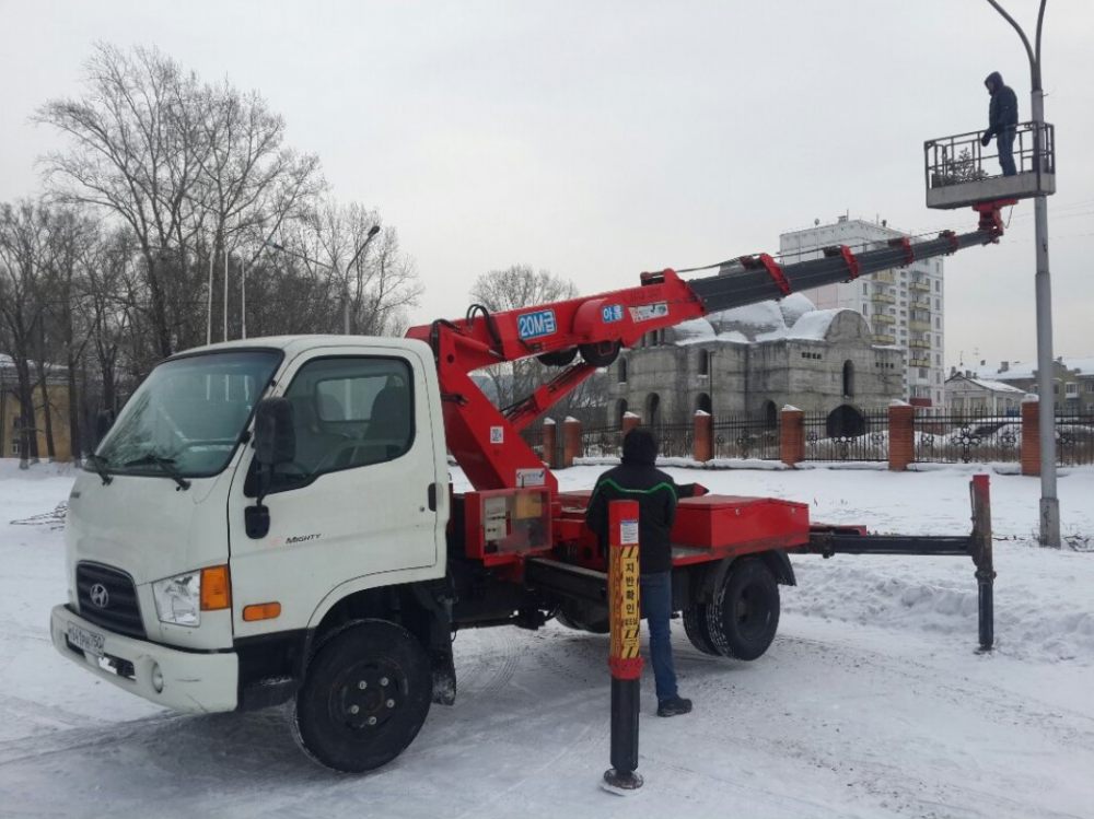 Автовышка Hyundai 20 метров взять в аренду, заказать, цены, услуги - Новокузнецк