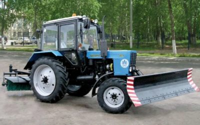 Услуги трактора с дорожной щеткой на базе МТЗ - Новокузнецк, заказать или взять в аренду