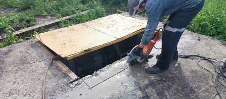 Алмазная резка проемов, стен, перекрытий в Киселевске