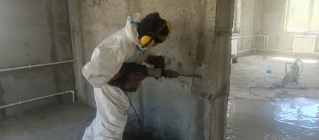 Резка проемов в полу и стенах. Расширение проемов стоимость услуг и где заказать - Новокузнецк